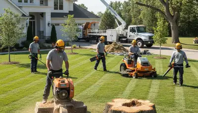 Professional lawn care and tree service in Allentown, PA by Chop Chop Tree experts