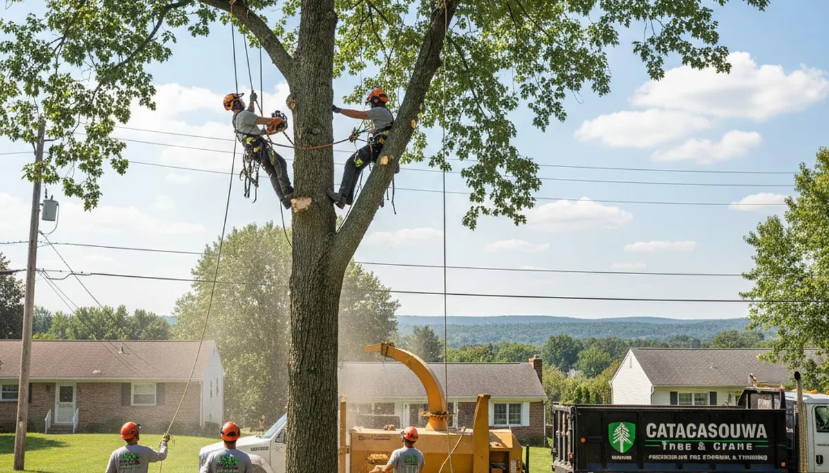 Professional tree removal service in Allentown, PA by certified arborists