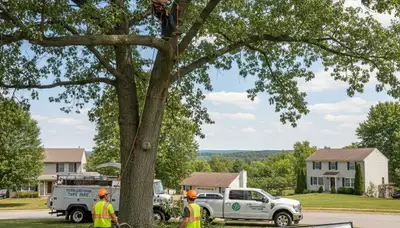 Professional tree removal service in Allentown PA with certified arborists and safe equipment